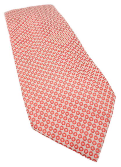 Charles Tyrwhitt Hot Pink Circle Silk Tie