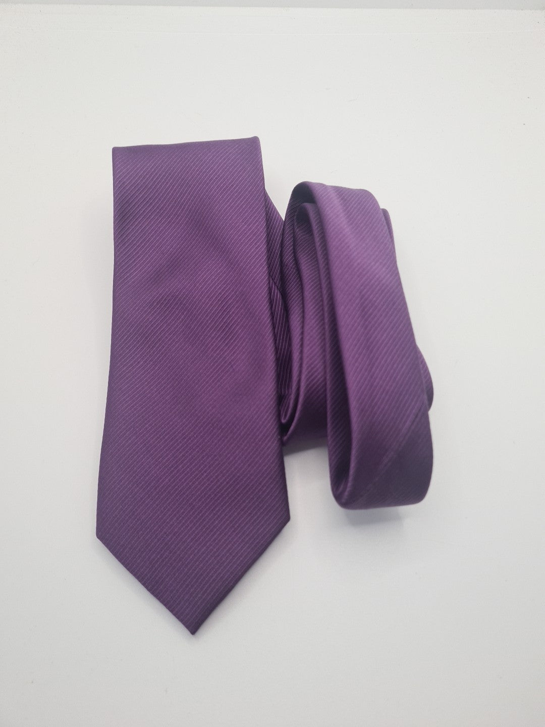 Paul Costelloe Plain Purple Mens Silk Tie Classic Designer Necktie Formal Vintage Mens Tie UK BX6