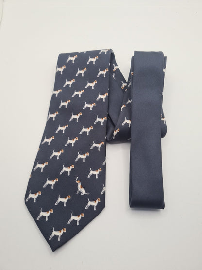 Thomas Pink Dog pattern Mens Silk Tie Classic Designer Necktie Formal Vintage Mens Tie UK BX4
