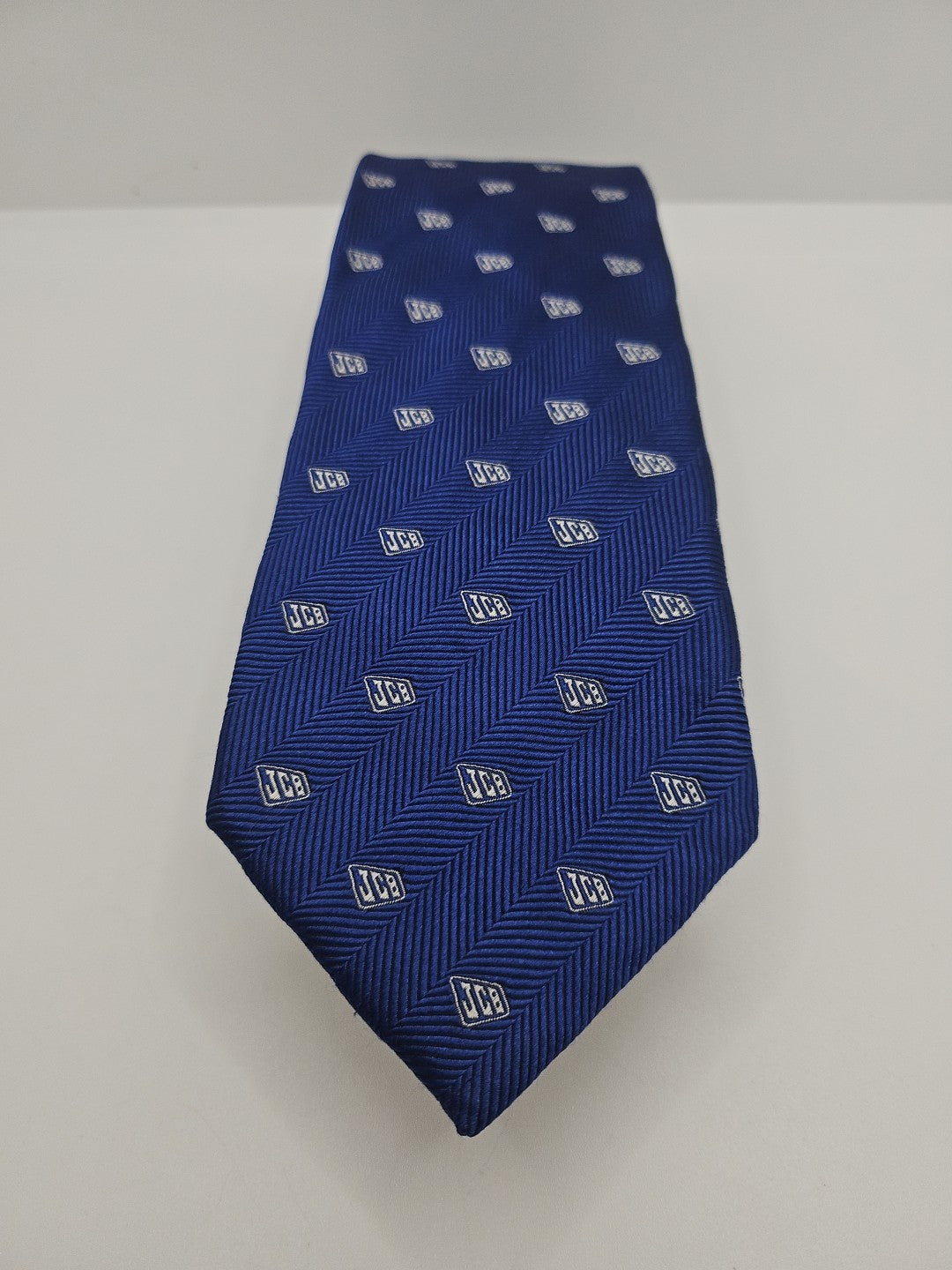 JCB Diggers Logo Blue Mens Silk Tie Wedding Formal Neck Tie BX18