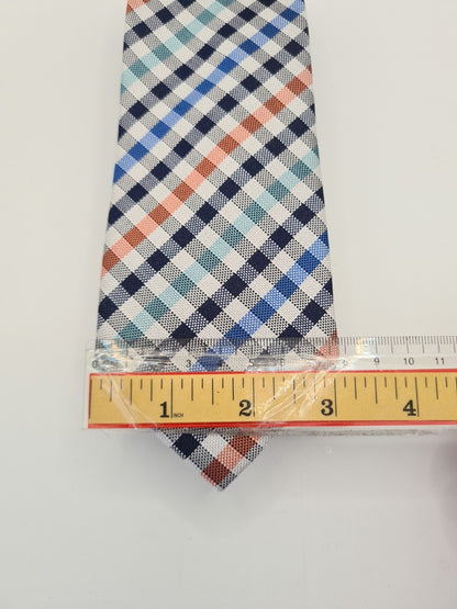 Hawes & Curtis Grey Plaid Pattern Silk Tie | Designer Mens Tie UK  BX10