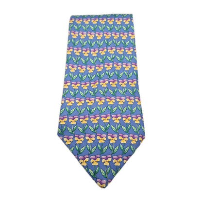 James Meade Flower Pattern Mens Silk Tie Classic Designer Necktie Formal Vintage Mens Tie UK BX9