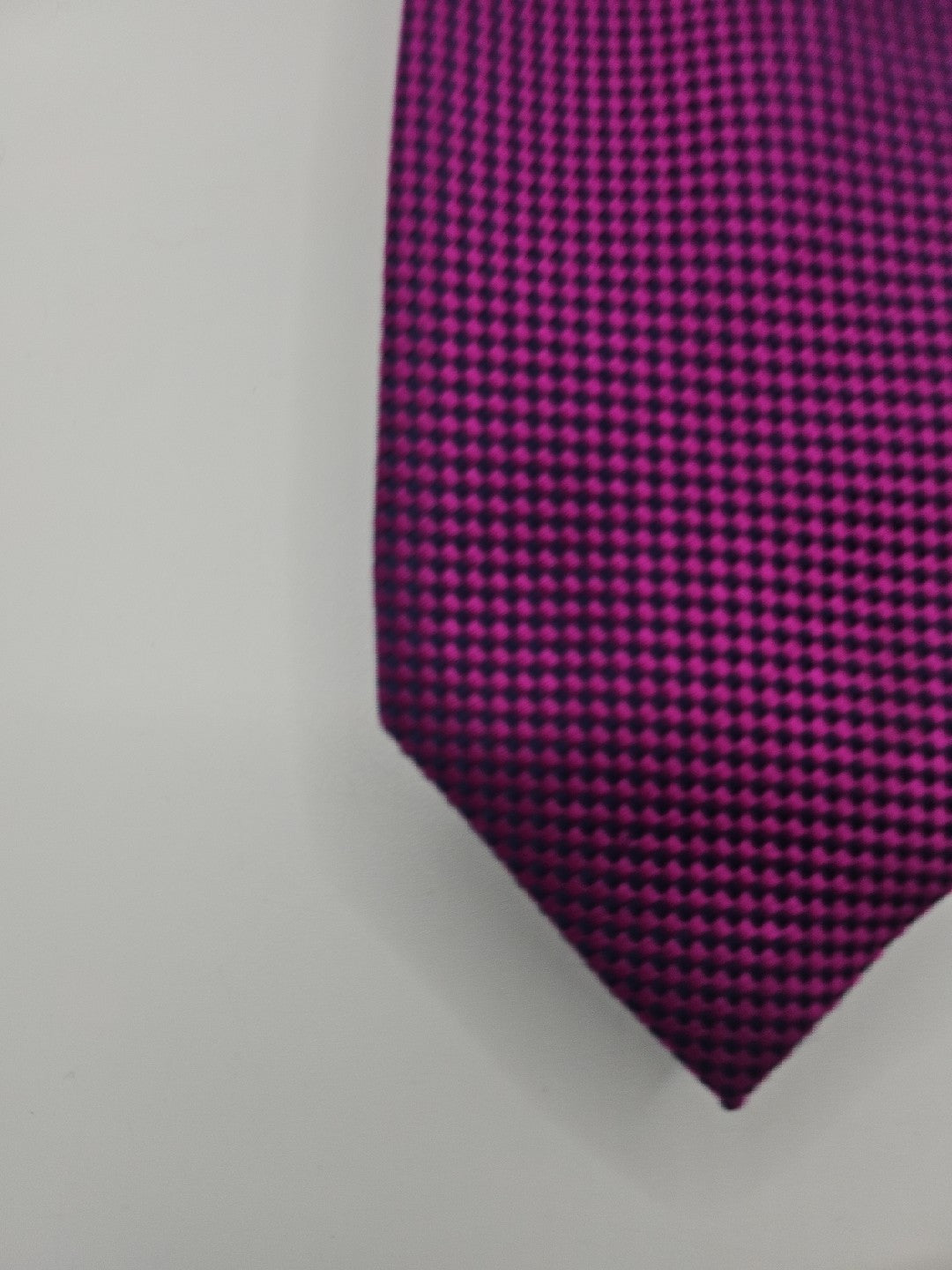 Paul Costelloe Purple Diamond Pattern Mens Silk Tie Wedding Formal Neck Tie BX16