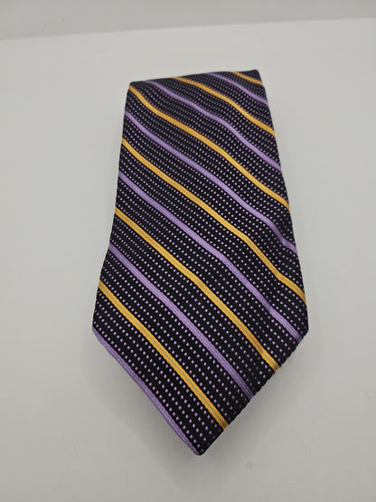 Valentino Striped Retro Pattern Mens Silk Tie Wedding Formal Neck Tie BX11