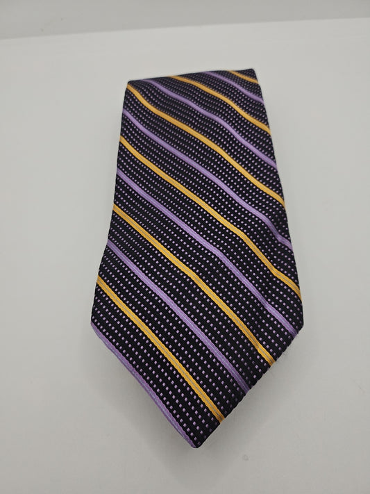 Valentino Striped Retro Pattern Mens Silk Tie Wedding Formal Neck Tie BX11