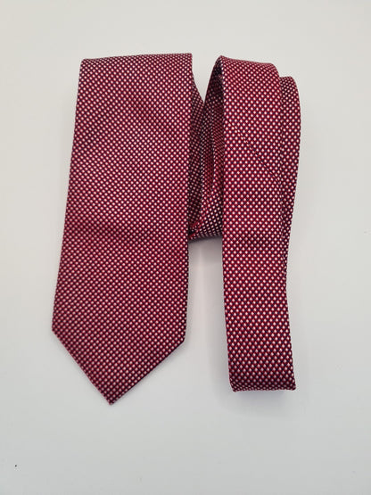 Charles Tyrwhitt Red Geometric Mens Silk Tie Classic Formal Necktie Geometric Vintage Mens Tie UK BX14