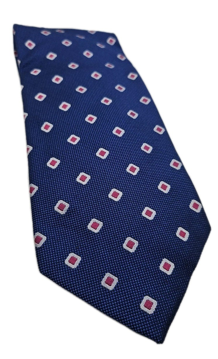 Charles Tyrwhitt Blue/Pink Pattern Mens Silk Tie Wedding Formal Neck Tie BX17