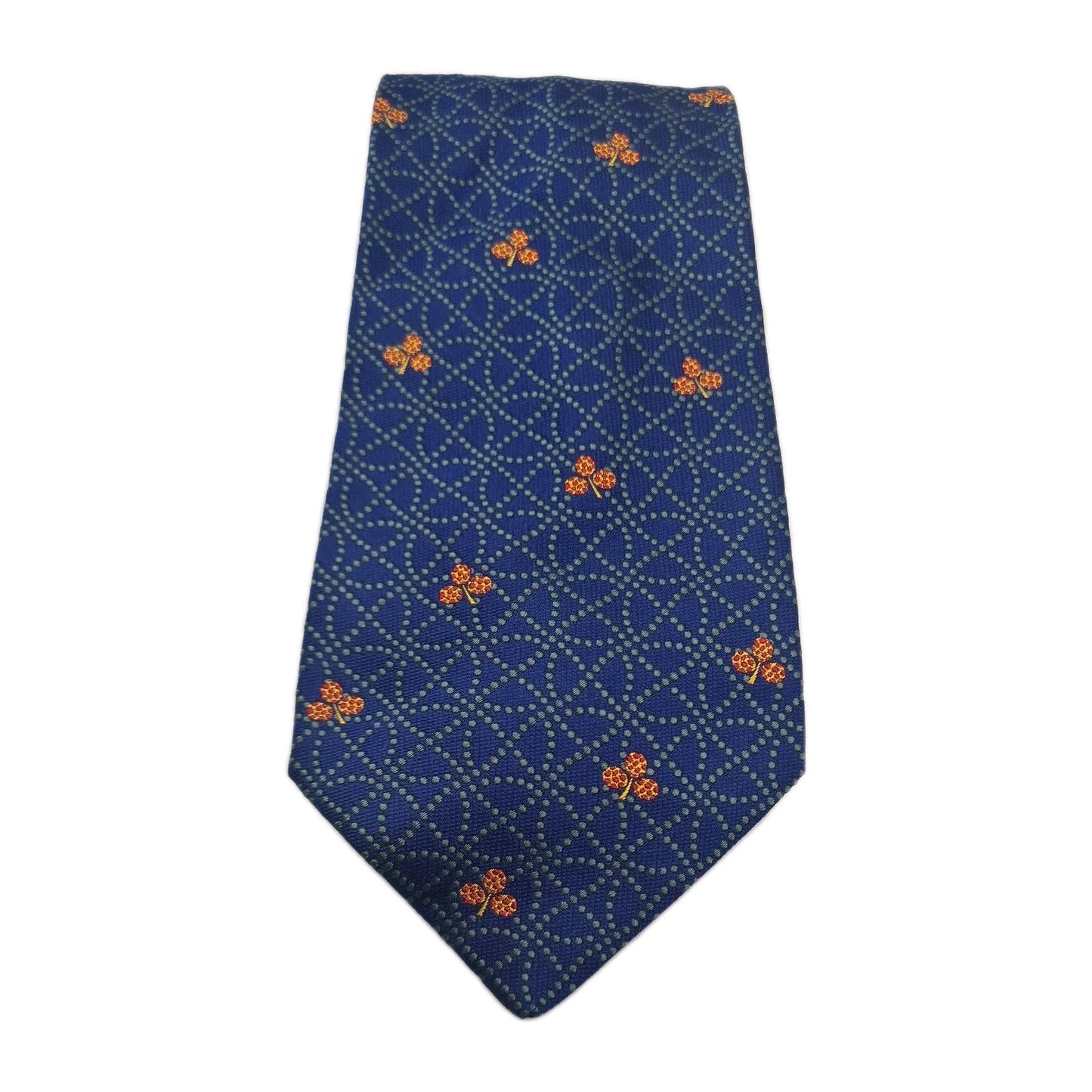 Rochas Paris Blue Mens Silk Tie Classic Designer Necktie Formal Business Vintage Mens Tie UK BX8